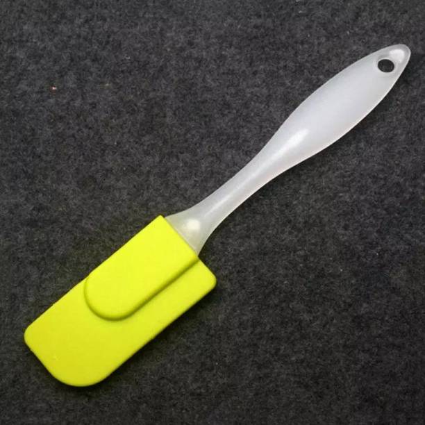 Qexle Silicone Oil Brush & Spatula For applying Butter/Oil, Cake Mixer, Decorating Silicone Flat Pastry Brush