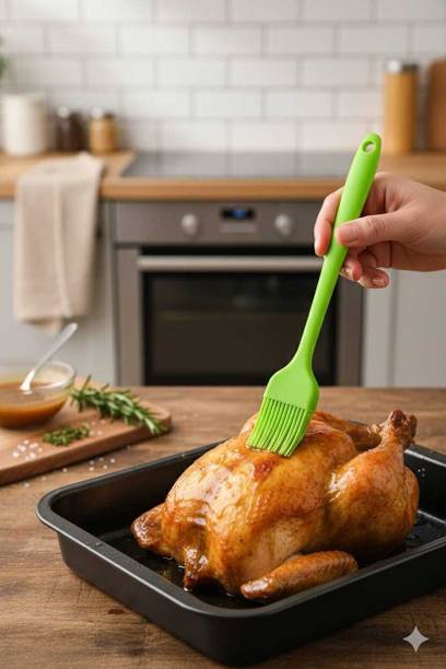 ASenterprises Silicon Flat Pastry Brush