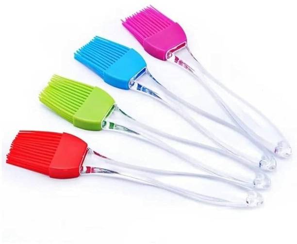 PATIDAR Multicolor Silicone Cooking Oil Brush for Oil Spreader for dosa pan Silicone Flat Pastry Brush