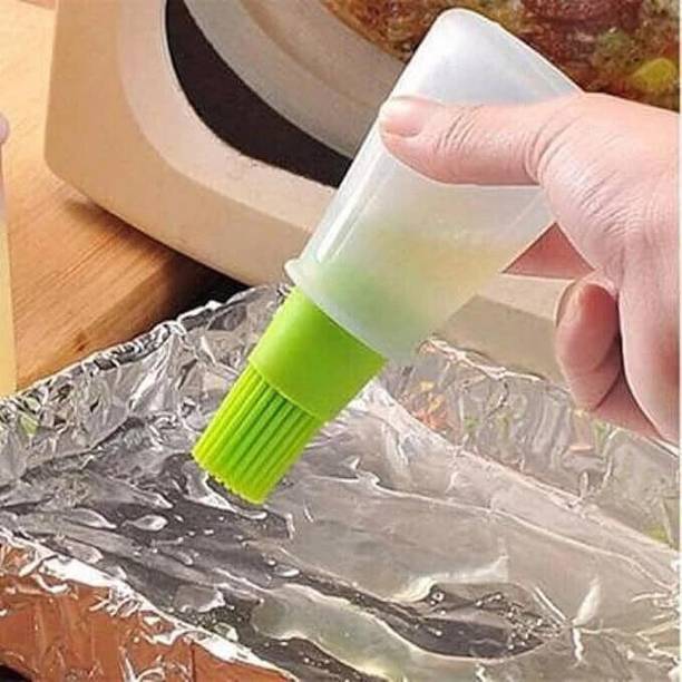 wynyc Oil Brush with Spatula and Silicone Cooking Oil Bottle Basting Brush silicon Flat Pastry Brush