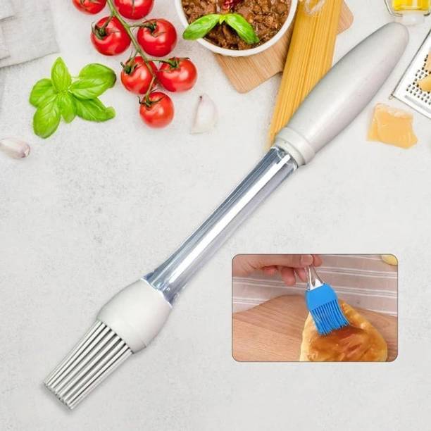 DeoDap Silicone Oil brush, Pastry Brush, Oil Cooking Brush (1 Pc) Silicon Round Pastry Brush