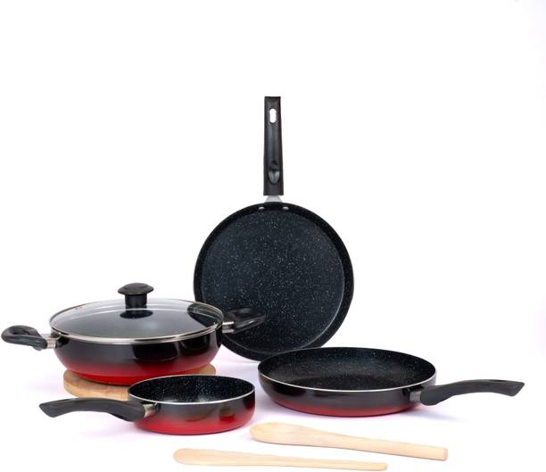 Kreme Induction Bottom Non-Stick Coated Cookware Set