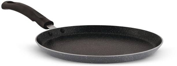 RBGIIT Professional Kitchen Flat Tawa Pan for Dosa Chapati Roti Paratha Cooking Tawa 27.5 cm diameter