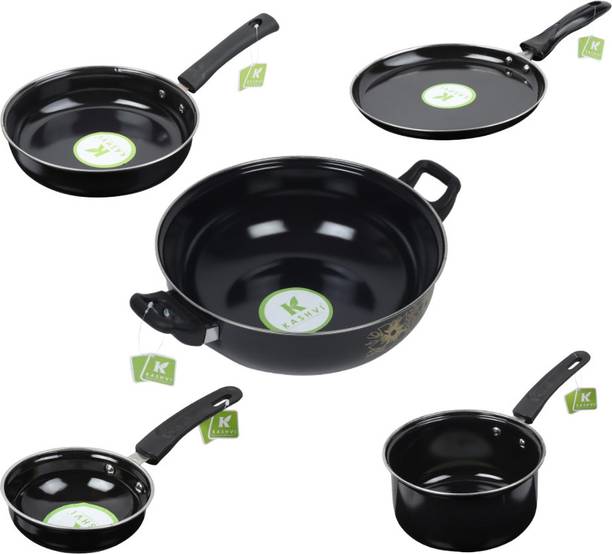 Maharajee Induction Bottom Non-Stick Coated Cookware Set