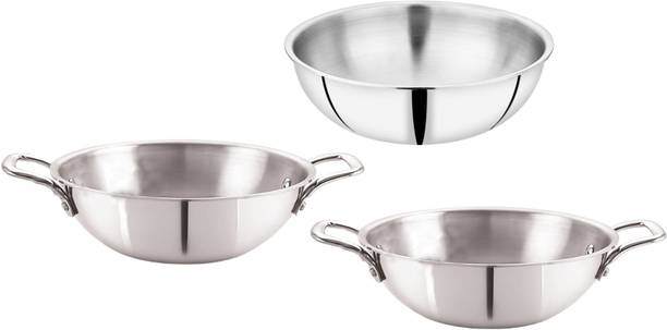 NIRLON Plus Triply Stainless Steel Cookware Combo Set Induction Bottom Cookware Set