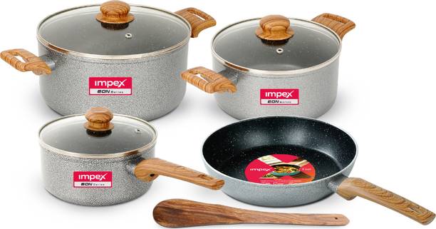 IMPEX EON NCB 8 GH Induction Bottom Non-Stick Coated Cookware Set