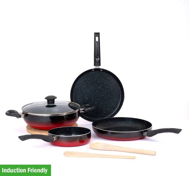 Kreme Induction Bottom Non-Stick Coated Cookware Set