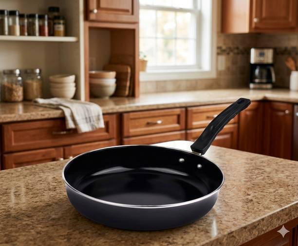 Jainpet FRYPAN-COOKWARE Induction Bottom Non-Stick Coated Cookware Set