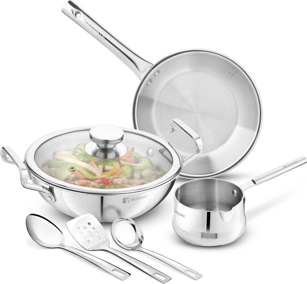 BERGNER Tripro Triply Stainless Steel 7 Pcs Cookware Set
