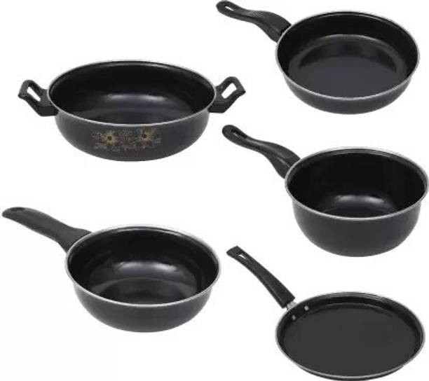 Maharajee STAR Induction Bottom Non-Stick Coated Cookware Set