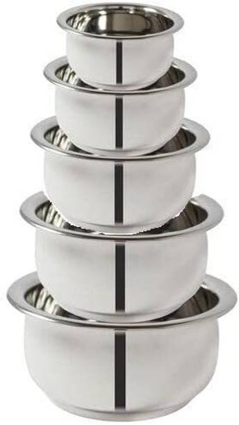 MKIU Handi Set Copper Bottom Handi Set/Cookware Set of 5 Pieces Induction Bottom Cookware Set