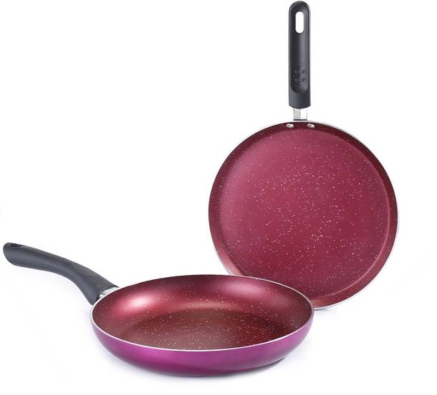 WONDERCHEF Bandhan Induction Bottom Non-Stick Coated Cookware Set