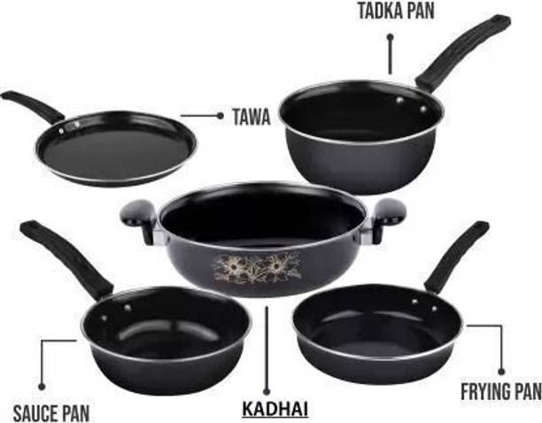 Bitto sittu Cookware Set Induction Bottom Non-Stick Coated Cookware Set