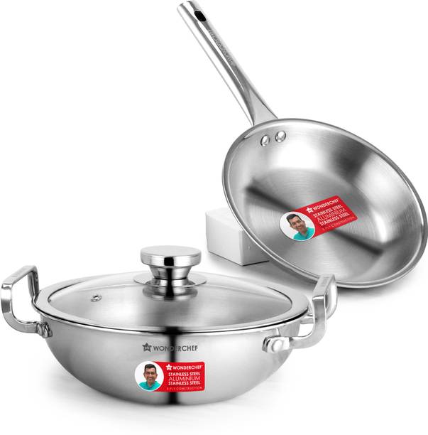 WONDERCHEF Stella Tri-Ply Induction Bottom Cookware Set