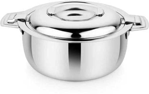 MITHALI StainlessSteel Casserole, 1500 ml Double Walled Cook and Serve Casserole Thermoware Casserole