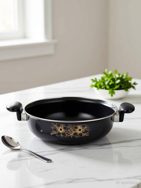 My Store Premium Non Stick Kadhai (3.5 L) - Non Stick Cookwares for Kitchen - Kadhai 27 cm diameter 3.5 L capacity