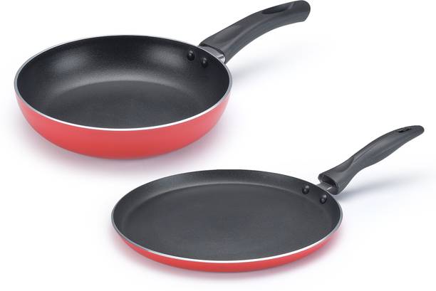 Judge ACE Twin Pack|Low Oil Cooking|Durable Body Non-Stick Coated Cookware Set