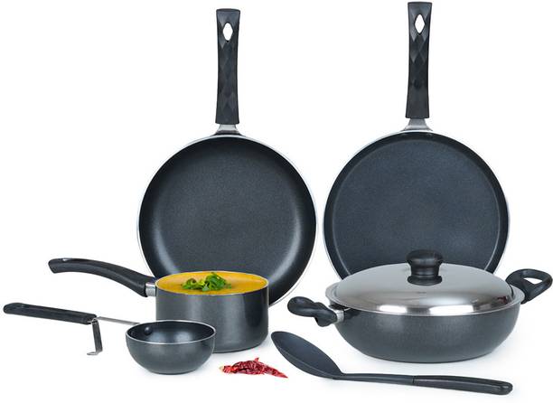 Kreme Kitchen Starter Kit Non-Stick Coated Cookware Set