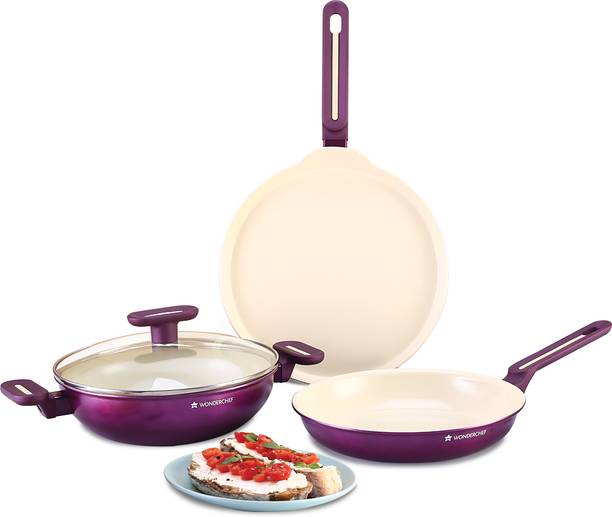 WONDERCHEF Bellagio इंडक्शन बॉटम कुकवेयर सेट
