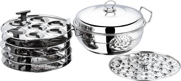 VINOD Stainless Steel Induction Friendly Classic Deluxe Combo Set इंडक्शन बॉटम कुकवेयर सेट