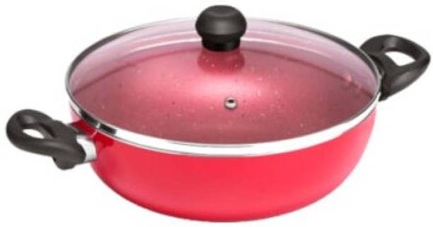 hotway DLX Granite Non Stick Kadhai 26 cm diameter with Lid 2.6 L capacity