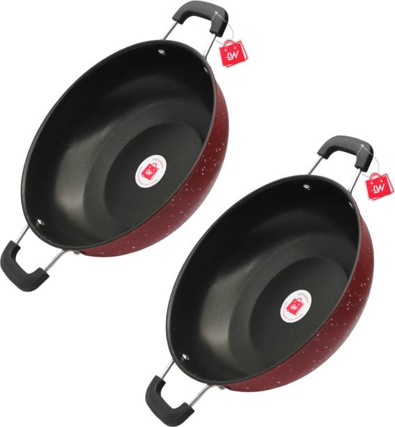 LAZYwindow Premium Quality Nonstick Kadhai, Dia - 26 cm, 3L इंडक्शन बॉटम कुकवेयर सेट