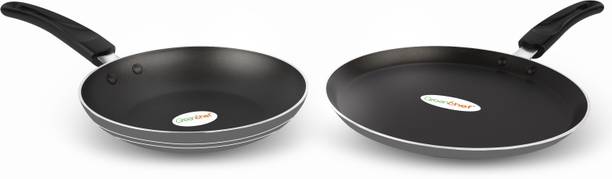 Greenchef Duo Pack (Grey) Non-Stick Coated Cookware Set