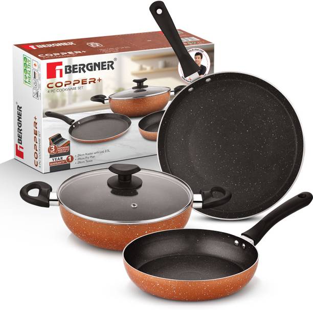 BERGNER Copper+ Induction Bottom Non-Stick Coated Cookware Set