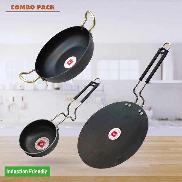 LAZYwindow Premium Quality Nonstick Induction Bottom Cookware Set