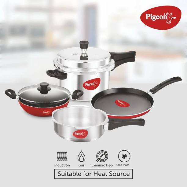 Pigeon Induction Bottom Non-Stick Coated Cookware Set