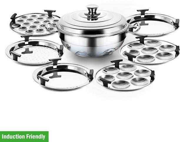 MILTON pro cook Multi - Kadhai With Lid - 26cm Induction Bottom Non-Stick Coated Cookware Set
