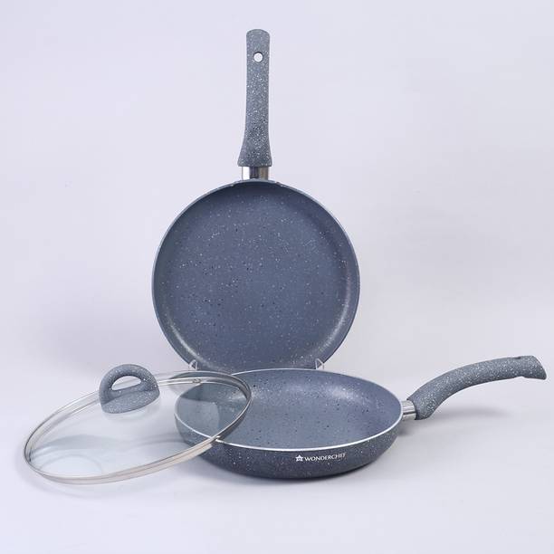 WONDERCHEF Granite Induction Bottom Non-Stick Coated Cookware Set