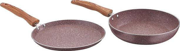 VINOD Beta Max Non-Stick 2 Pcs Induction Bottom Non-Stick Coated Cookware Set