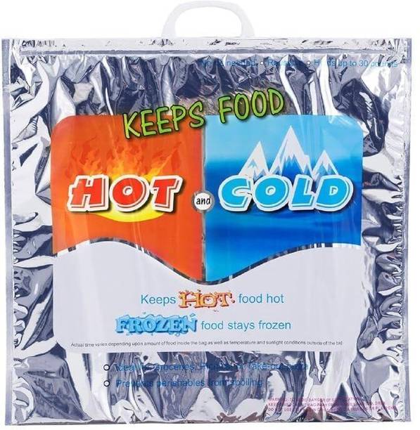 Milini Take Away Hot & Cold Bag for Food Storage,Reusable Thermal Bags, Aluminium Storage Pouch
