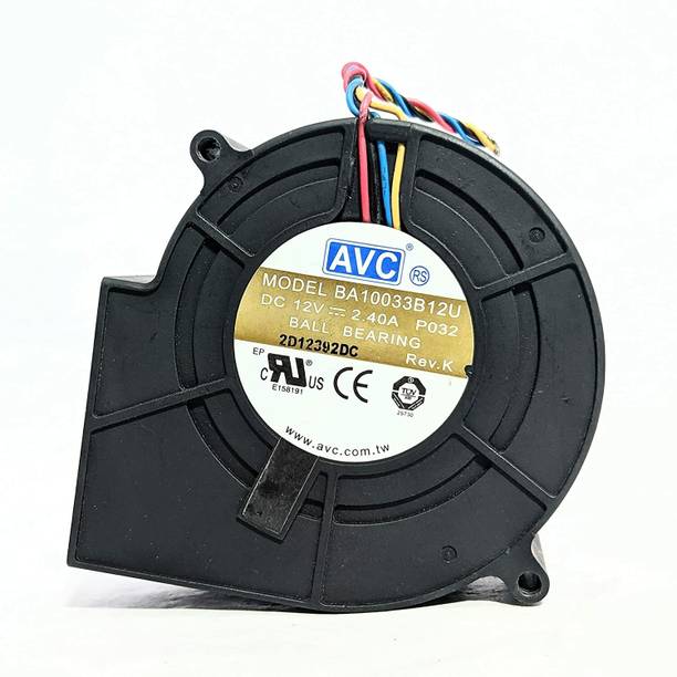 Electronic Spices BA10033B12U 12 V 2.4 A 4 Wire DC Blower Fan Cooler Cooler