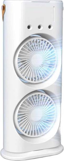 Awadhmart Mini Desk Fan with Cold Air & Spray Function Cooling Fan All in one Cooler