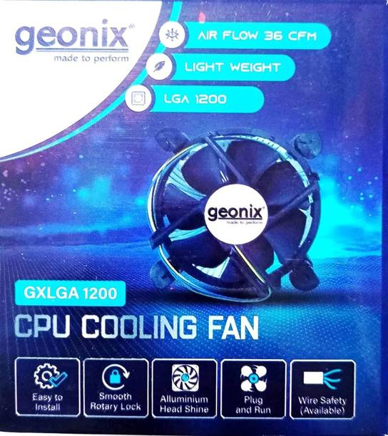 GEONIX GXLGA 1200 Cooling Fan Processor Cooler