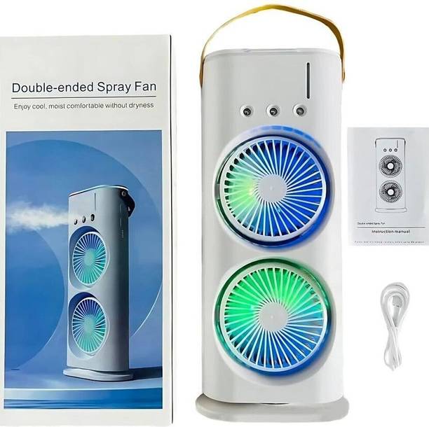 PIXEL Double Ended Spray Fan Desk Fan with Mist MIST21 Cooling Fan All in one Cooler
