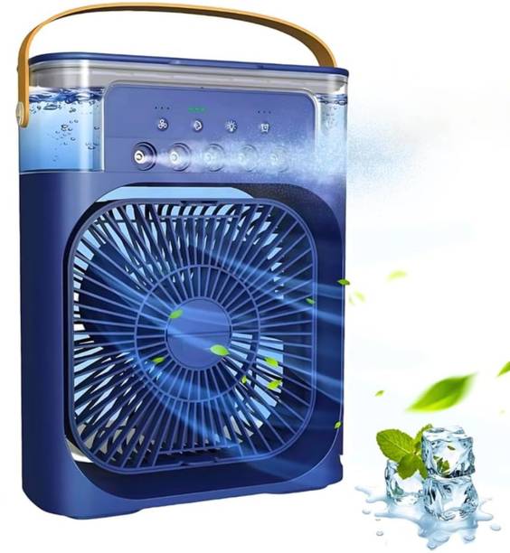 Ukartzones BLUE DESK AND KITCHEN MINI MIST SPRAY FAN Cooling Fan All in one Cooler