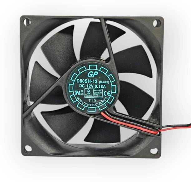 WONDERFLO BLACK AIR 12VDC 80x80x25mm 0.18A 2800RPM DC cooling fan i Cooling Fan All in one Cooler