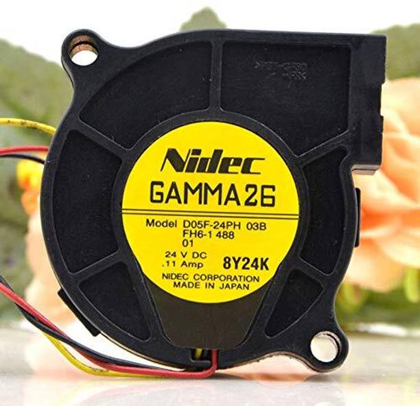Electronic Spices Nidec D05F-24PH 03B GAMMA26 DC24V 0.10A 50X50X15MM turbo blower axial coolingfan Fan with Heat Sinks All in one Cooler