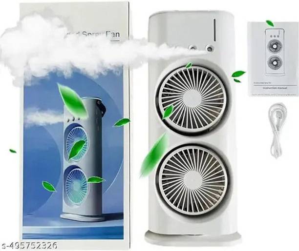 PIXEL Double Ended Spray Fan Desk Fan with Mist MIST10 Cooling Fan All in one Cooler