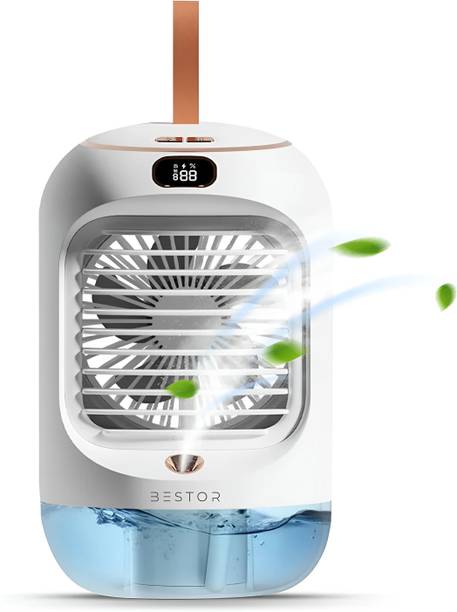 Bestor Humidifier Cooling Fan 3 Wind Speeds 90° Rotation 280ml Water Tank Low Cooling Fan Laptop Cooler