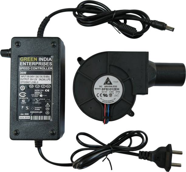 ADA2Z 12V 2.94A MODEL 1012EH SIZE 97X97X33mm with 3A CONTROLLER COMPLETE STOVE SET Cooling Fan All in one Cooler