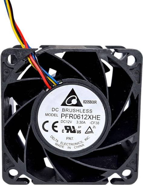 WONDERFLO BLACK AIR PFR0612DHE 12VDC 3AMPS 21000RPM 60x60x38mm 4 WIRES DC SERVER FAN Cooling Fan All in one Cooler