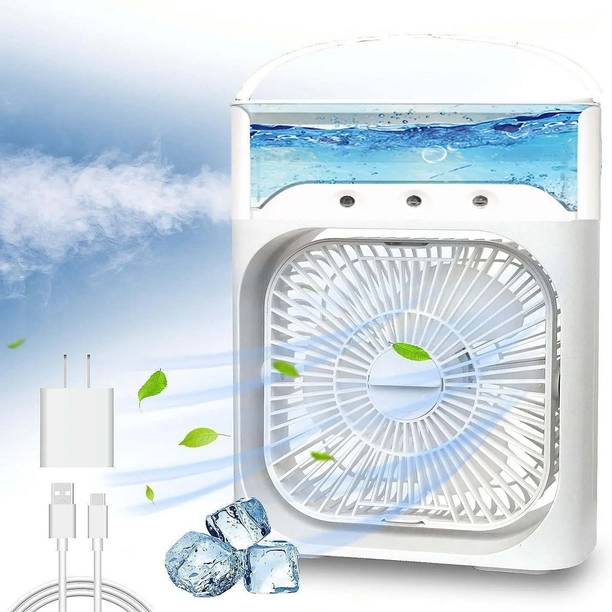 SAPNADIAMOND Mini-Humidifier Portable-Ac-Mini-Cooler-Rechargeable-Fan Cooler (Multicolor) Cooler