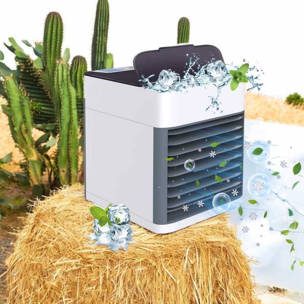 KRITAM New Air Cooler Portable Mini Cooler Air Cooler for Personal Space Cooling Fan Laptop Cooler