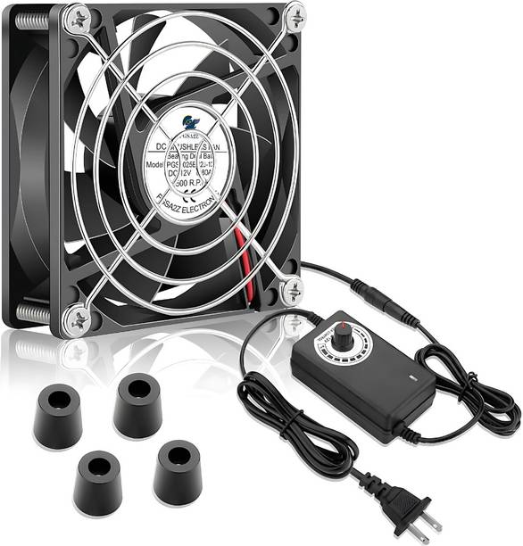 PGSA2Z 12V DC Brushless Cooling Fan, 120mm x 120mm, 3500 RPM Speed Controller Cooling Fan Cabinet Cooler