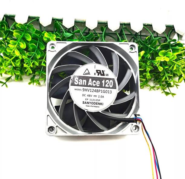 Enormity SanAce 9HV1248P1G013 Axial Fan 48V-2A DC Brushless Air Cooling Fan 12038mm 4Pin Fan with Heat Sinks All in one Cooler