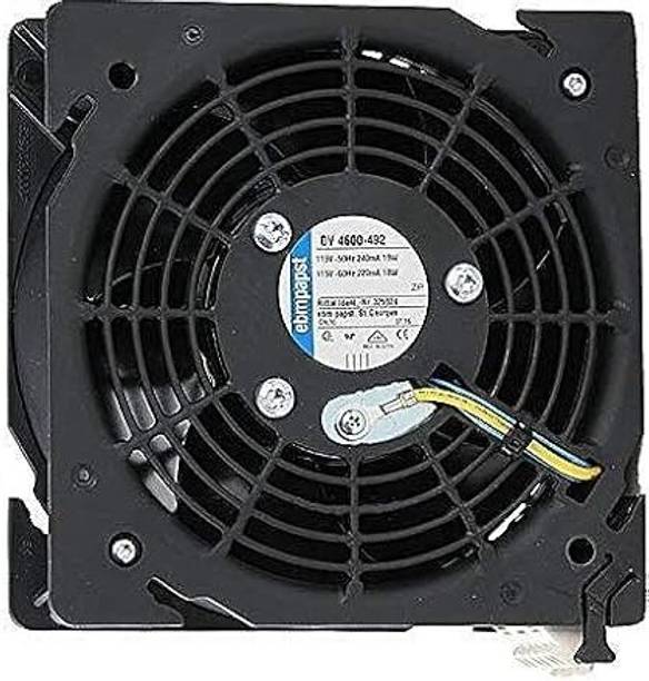 CyberSupreme DC Cooling Fan EBMPAPST DV-4600-492, 18-19W, 220-240MA, 115VAC, 50-60HZ,120 Cooler